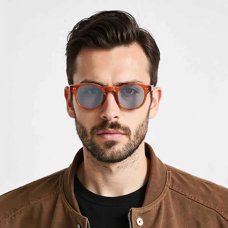 CATERSIDE Vintage Round Sunglasses Men Punk Core Insert Temples Sun Glasses for Women Travel Party Shopping Fashion EyeywearT251024
