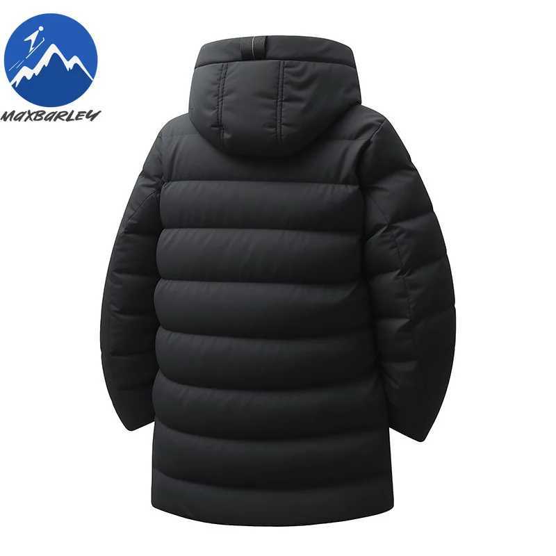 Maxbarley 2025 Winter Warm Parka Long Men Urban Allmatch Thick Cotton Padded Jacket Casual Camping Ski Windproof Hooded Coat Z251024