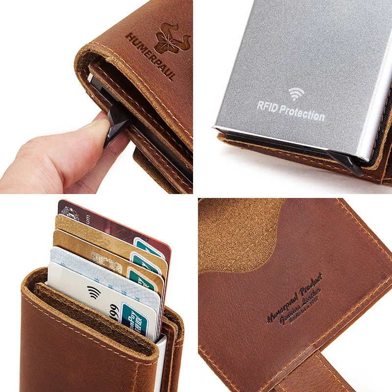 Slim Male Walet y Hasp Purse Short Men Wallets Genuine Leather Bank Card Holder Credit Travel Credential Coin Money Bag 251014