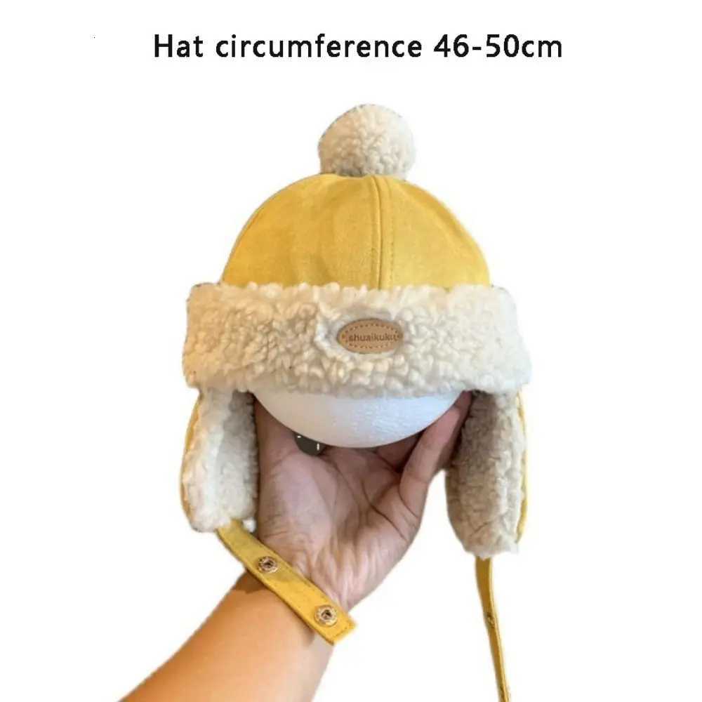 New Boy Girl Warm Scarf Hat Set Windproof Thicken Kid Lei Feng Hat Ear Protection Versatile Children Pullover CapsL251024