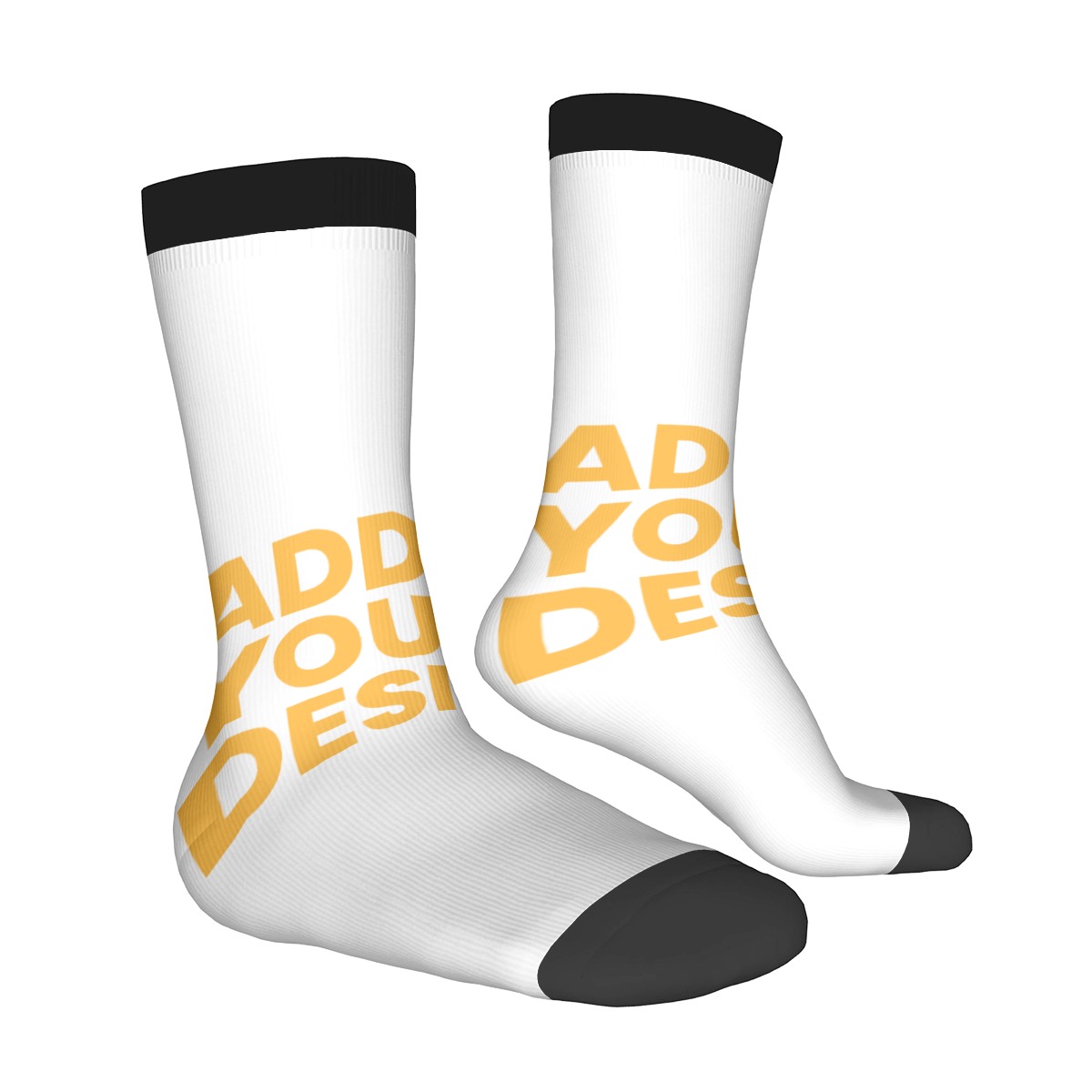 DHgatepod Contrast Color Athletic Socks - Moisture-Wicking Polyester Blend with Cushioned Sole & Modern Color Block Design