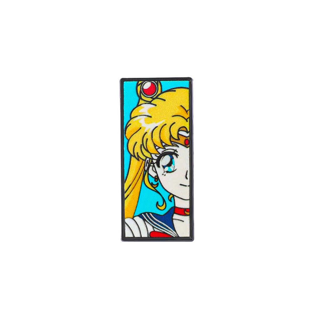 Anime pin Anime brooch cartoon enamel pin Halloween dark pin badge horror scary gothic japanese game tv movie film pin science fiction accessory B77