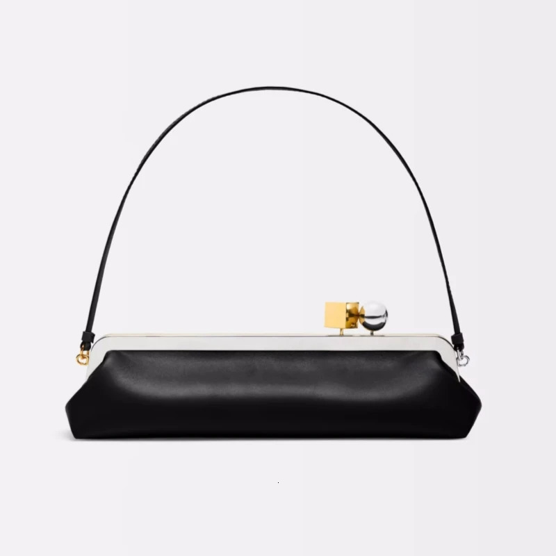 Long Clutch Bag with Removable Shoulder Strap Womens Fashionable Baguette Bag er Clip Handbag Purses for Ladies 251023
