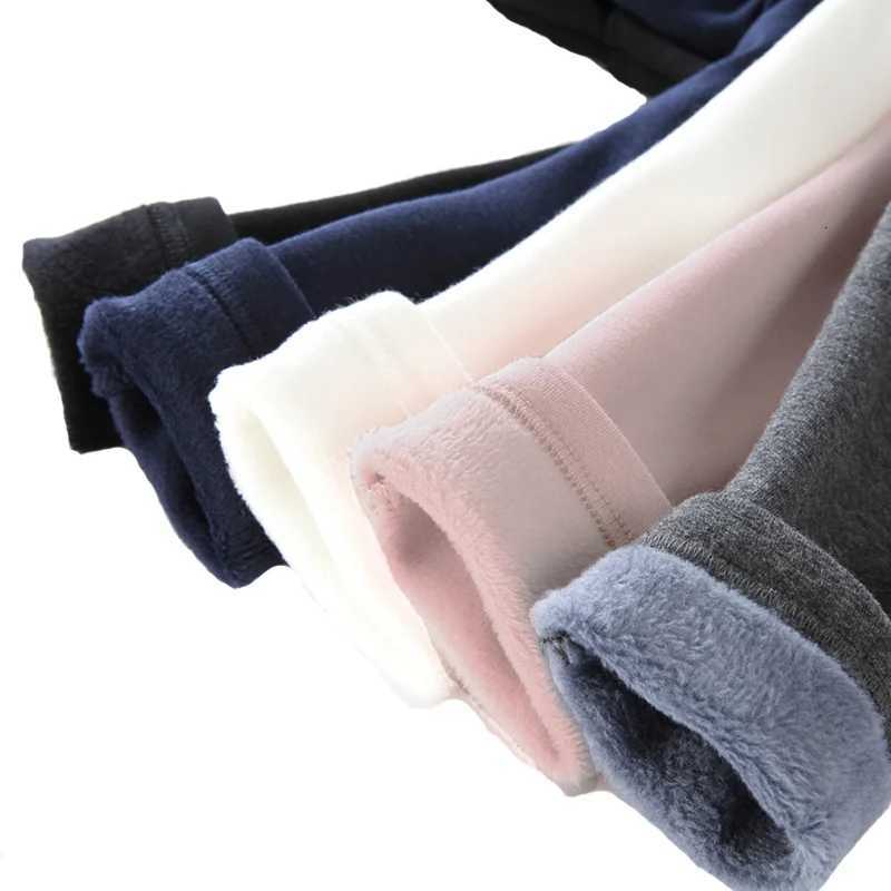Kids Boys Pants Autumn Winter Thicked Warm Girls Leggings Solid color Childrens PantT251024