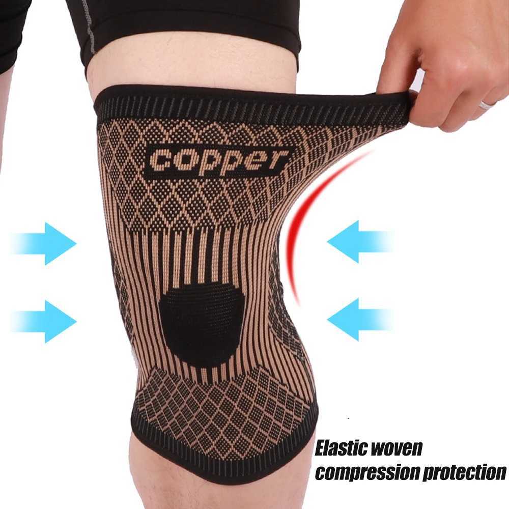 Copper Knee Brace for Arthritis Pain SupportCopper Knee Sleeve for knee pain Compression sleeve for SportsKnee Pain ReliefW251024