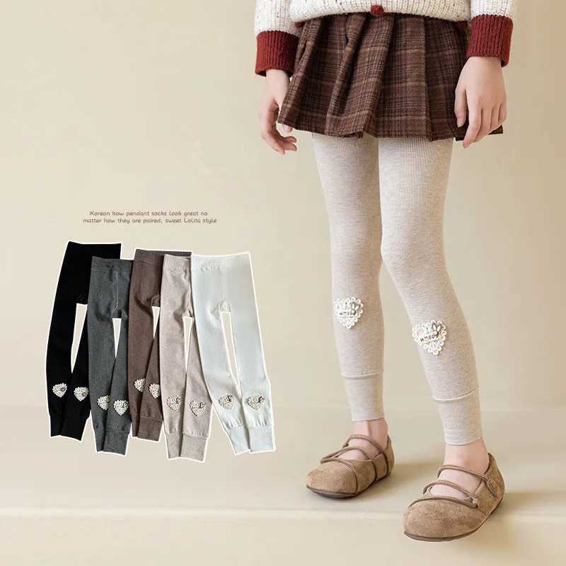 Girls Leggings Autumn Spring Cute Cotton Elastic Waist Children Kids Baby Pants BottomT251024