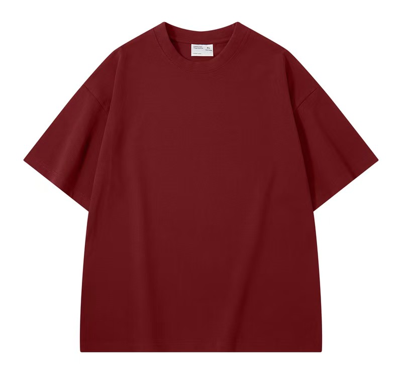 Unisex Oversized Crew Neck T-Shirt Short Sleeve Loose Fit Casual Basic Tee for Daily & Street Style G21-U-32D