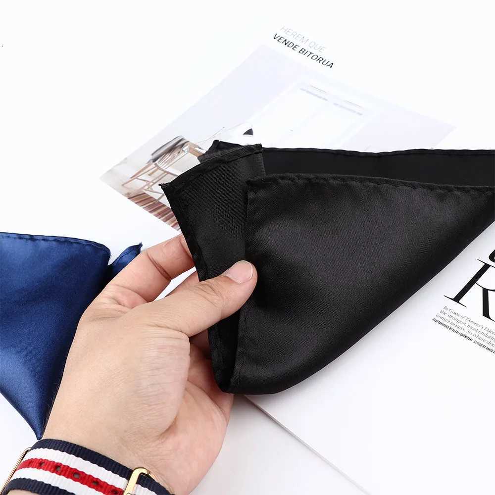 15 Men White Handkerchief Suit Pocket Towel Accories Wedding Banquet Anniversary Cmercial Black e Y251024