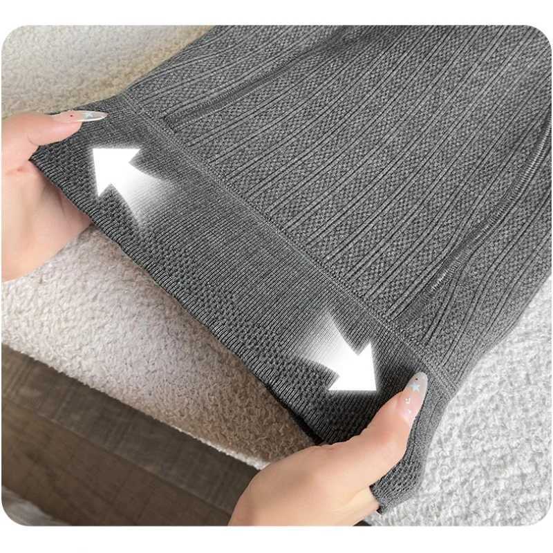 2025 Winter Girls Fleece Leggings Knit Leg Warmers Color Block Toddler PantsT251024