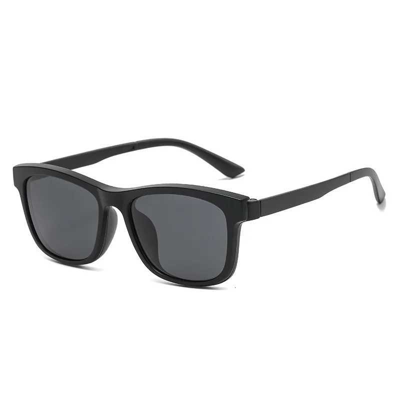 Magnetic Sunglasses Clip And Optical Glasses Frame 6 in 1 Women Men Polarized or Night Vision Multipurpose Eyeglasses Set 2201T251024