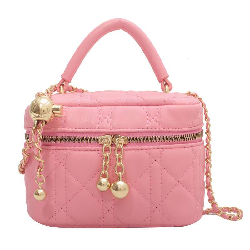 Luxury Brand Designer Bag Niche Fashion Quilted Single Shoulder Bag 2025 New Autumn Chain Handbag For Women Korean Style Trendy Crossbody Bucket Bag