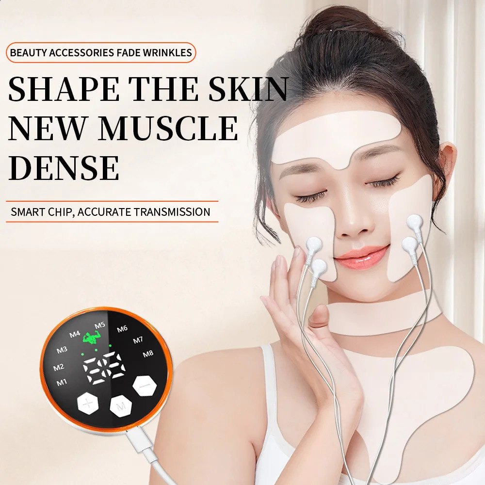 Ems Massager Current Muscle Stimulator Face Beauty Neck Skin Anti Face Skin Care Dark Circle 251016