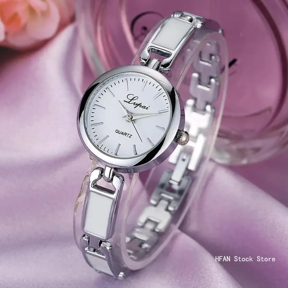 Women Quartz Watch Bracelet Round Hand Quartz Movement Elegant Gift Fashion Jewelry Ladies Girls Wristwatch Daily Wear 251021