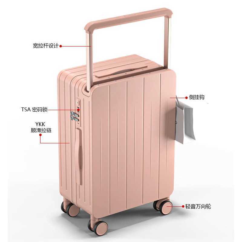 Boarding box 20 inches high appearance level new luggage female small pink suitcase wide male trolley box 24W251024
