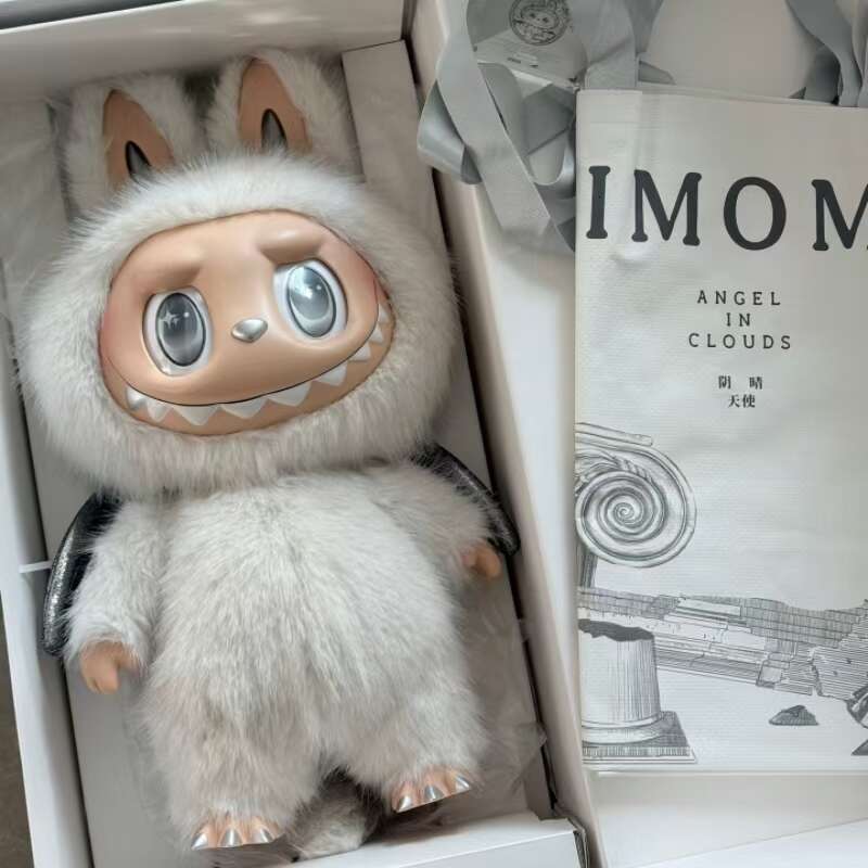 Labubu NEW V3 V2 V1 Designer Genuine 58Cm Zimomo 'I Found U' Anime Figure Model For Home Decor & Gifting LABUBU 38Cm Large Sized Doll