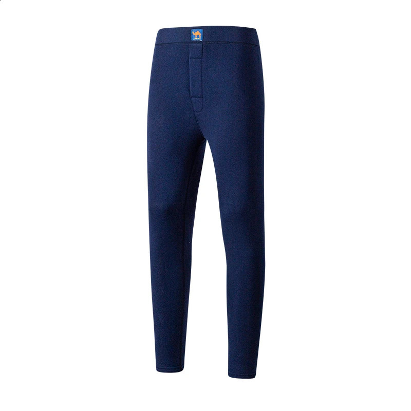 Gray Mens Padded Warm Pants Winter Thermal Underwear Bottoms Blue Khaki Black Available Asian Size XL6XL 251018