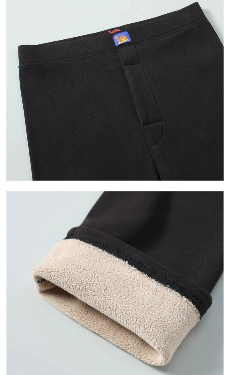 Winter Navy Blue Mens Thermal Long Underwear Pants Polyester and Spandex Blend Fabric for Warmth Asian Sizes XL6XL 251018