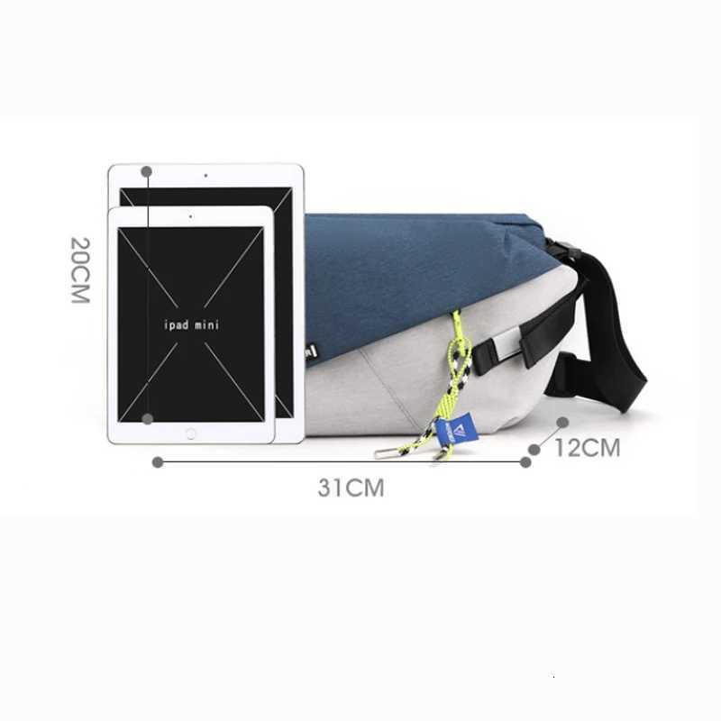 New Unisex Chest Pack Casual Nylon High Quality Panelled Waist Packs Outdoor Travel Crossbody Bag Men Wasit Belt BagsL251024