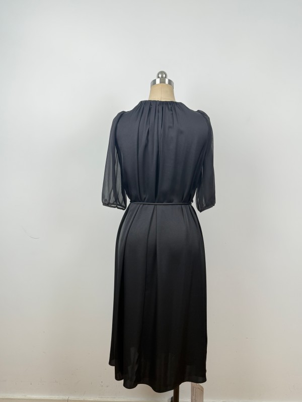 High-Quality Comfortable Premium Light Luxury Silk Dress JYL37022