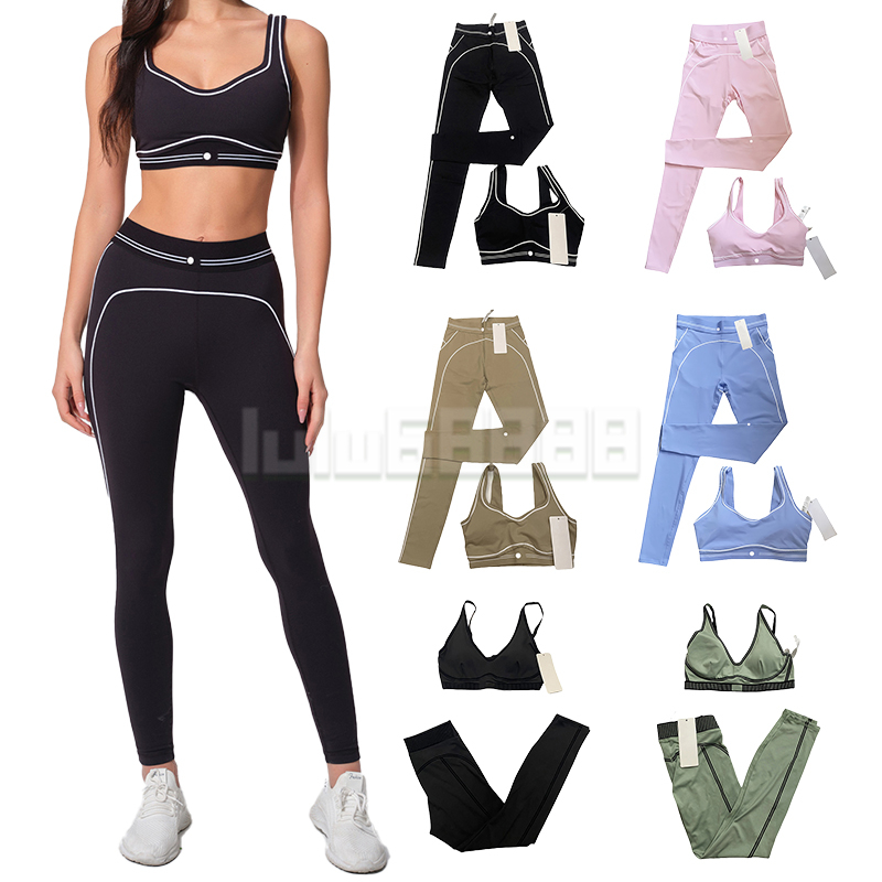 Yoga Set Summer New Product Casual Short Sports Tank Top Luxury Women Vest And Shorts Drawstring Shorts Fitness ui-Free Shipping