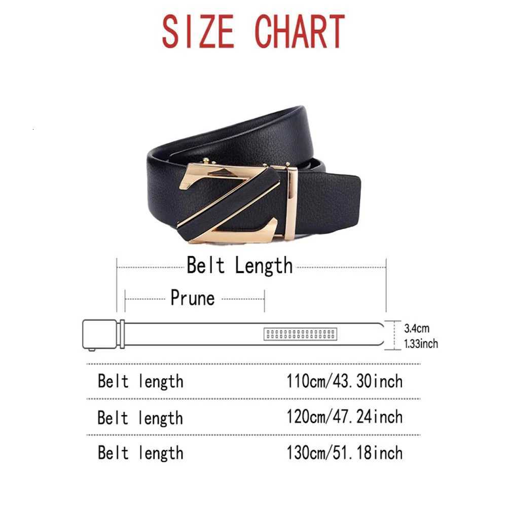 Fashion Retro Mens Letters Automatic Buckle Belt Simple Suit Casual Belt Suitable For Mens Various Formal Occasions W251024
