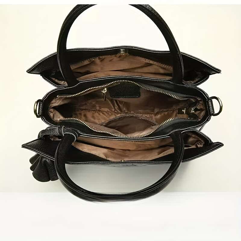 Ladies' Genuine Leather Handbag, New Large Capacity Shoulder Versatile Crossbody Bag, Suitable For Commuting And Leisure Outings