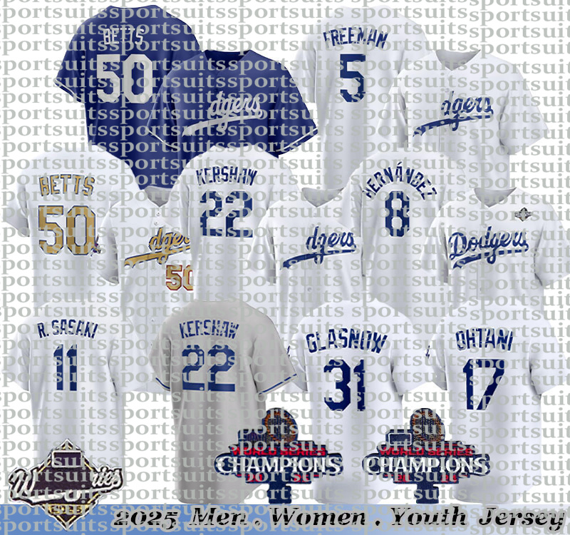 2025 Mookie Betts Shohei Ohtani Baseball Jersey#5 Freddie Freemann Jersey Sasaki Edman Teoscar Hernandez LA DodgersS Jerseys Walker Buehler Blake Snell Jerseys