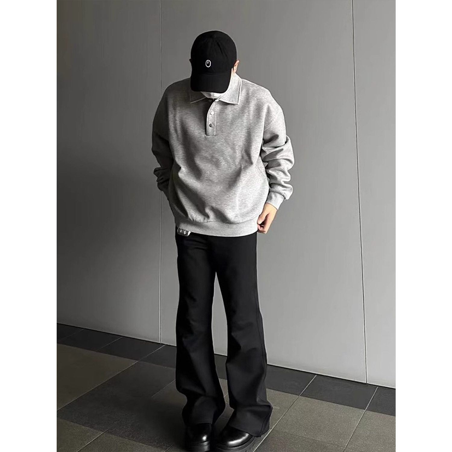 New Decay 24SS Basic Premium Space Cotton Polo Designer Hoodie Jacket Tracksuit Men Polo Veste Coat Sweatshirt Turn-down Collar Boxy Fit Skin-friendly