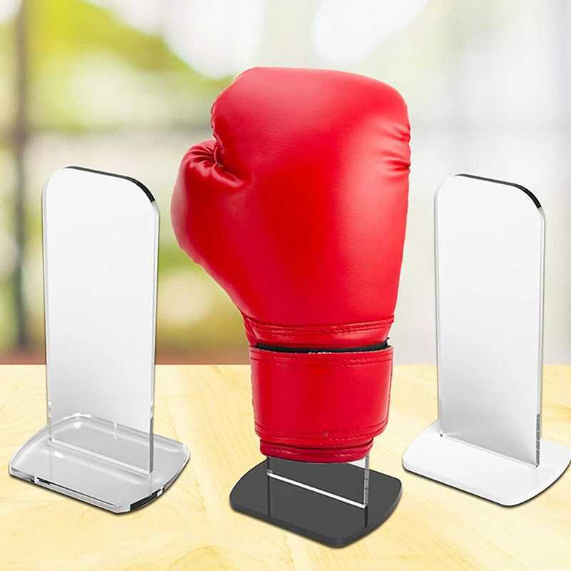 2 Pcs Acrylic Boxing Glove Displays Support Showing Shelf Family Collection Autographed Glove Racks Y251023