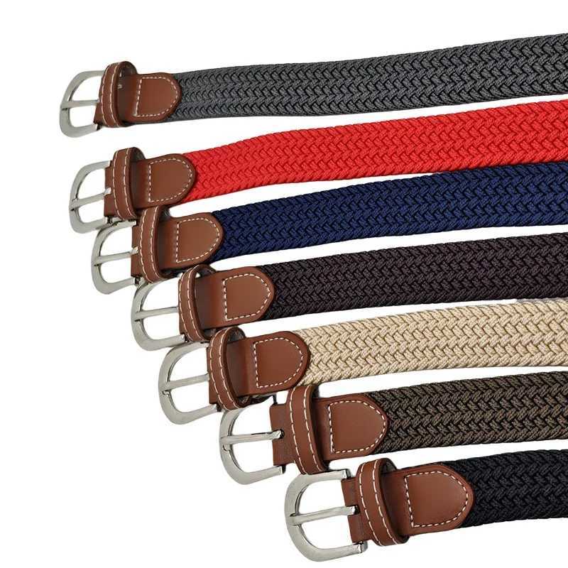 Unisex Casual Outings Canvas Elastic Belt Woven Elastic Band Party Daily Commuting W251024
