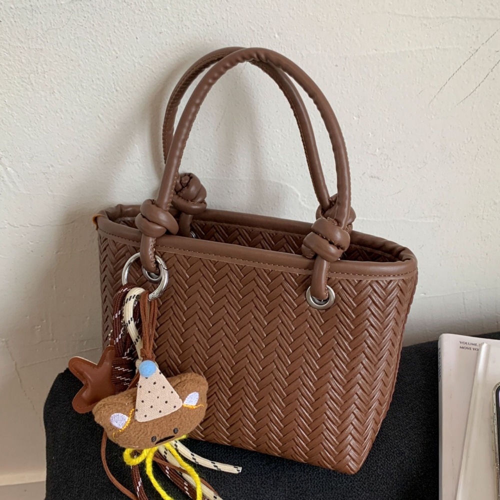Trendy Vintage Design by Niche Versatile Knitted Messenger Style Travel Companion