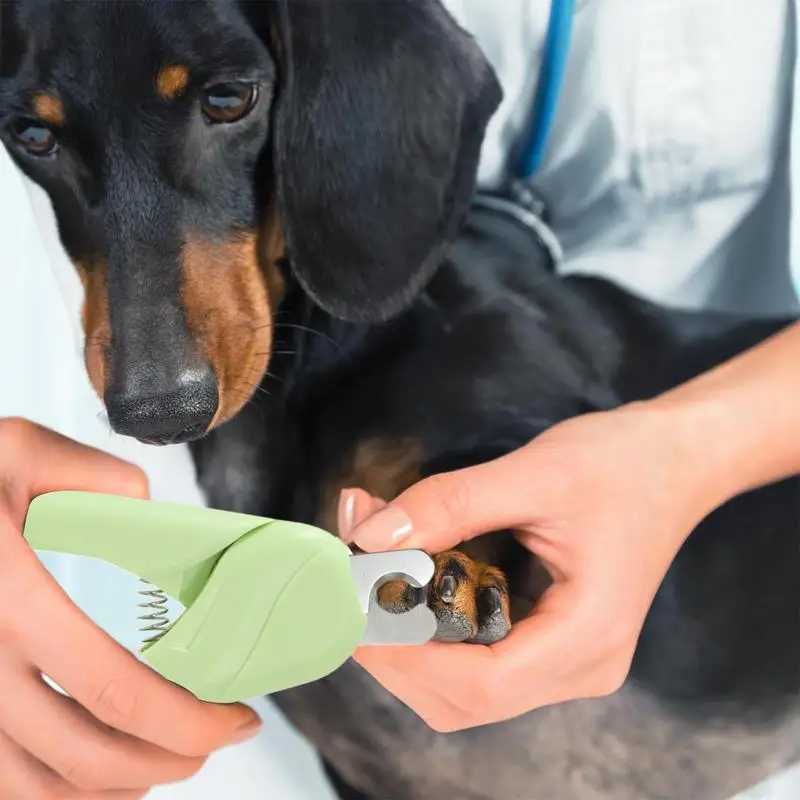 Dog Claw Trimmer Small Portable Pet Nail Trimmer AntiSlip Handle Metal Dog Nail Cutter Professional Grooming Tool For Small Z20251024
