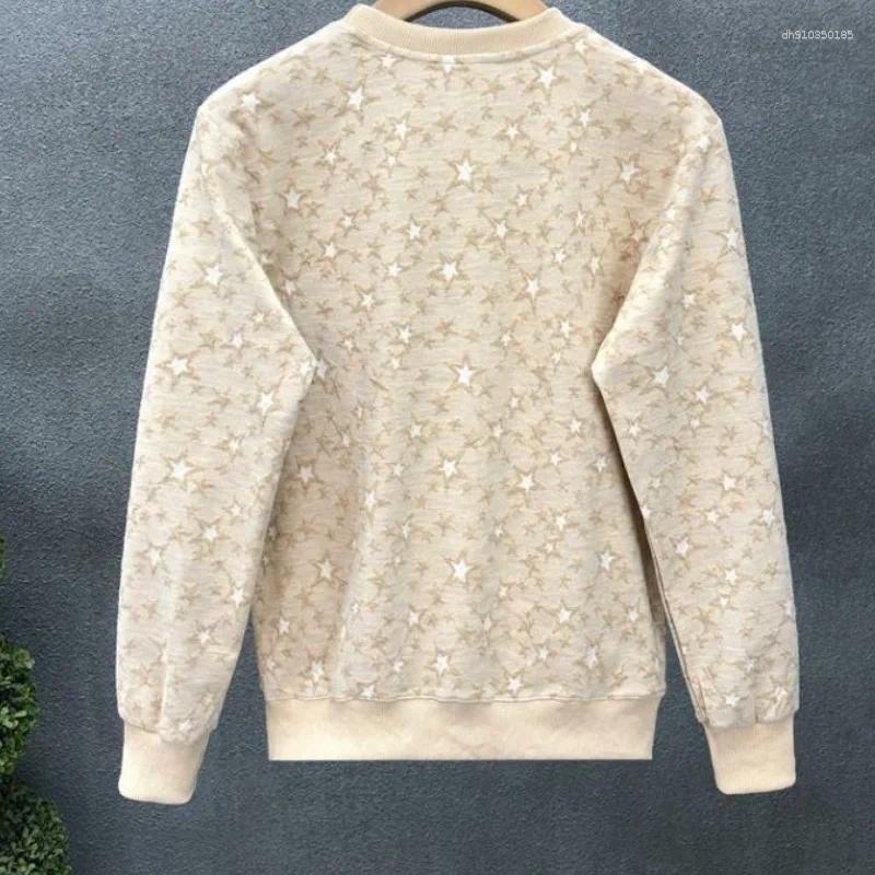 Men's Hoodies Stars Graphic Pullover Brand Cotton Tops Korean Style Novelty And Funny Luxury AutumnWinter Warm Male Sweatshirt No