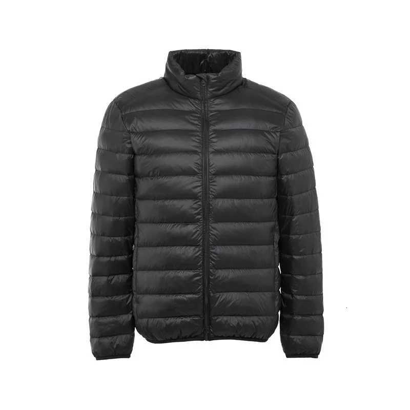 2025 010 Autumn Fashion Mens Ultra Light Duck Down Jackets Winter Feather Padded Puffy Coat Portable Warm Quilted Outerwear Z251024
