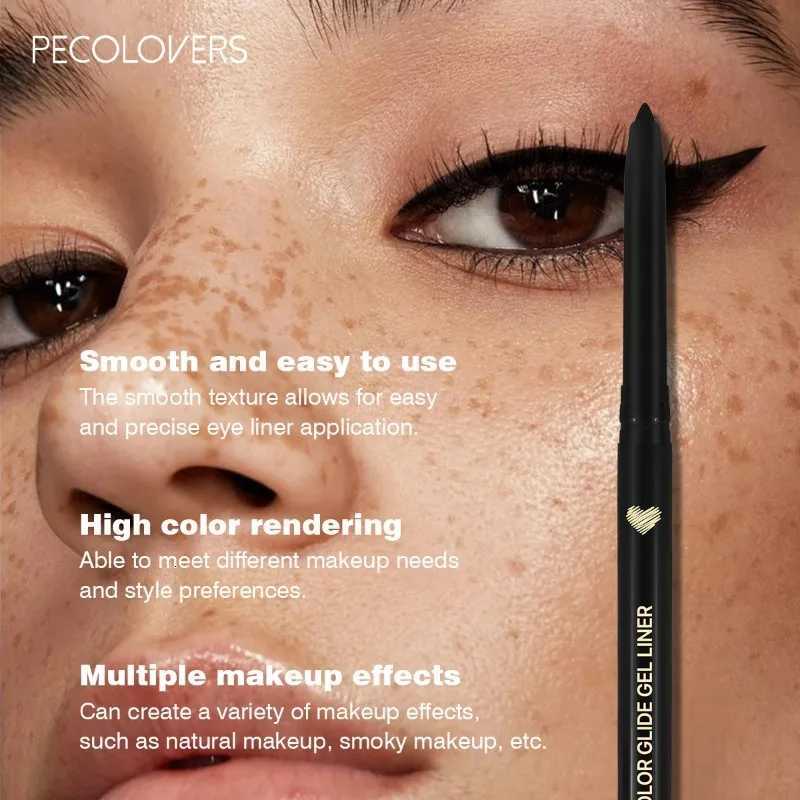 Gel Eyeliner in Black Set Is Smudgeproof Longlasting Glides Effortlessly for Perfect Lines and Is Perfect for Everyday UseL251024
