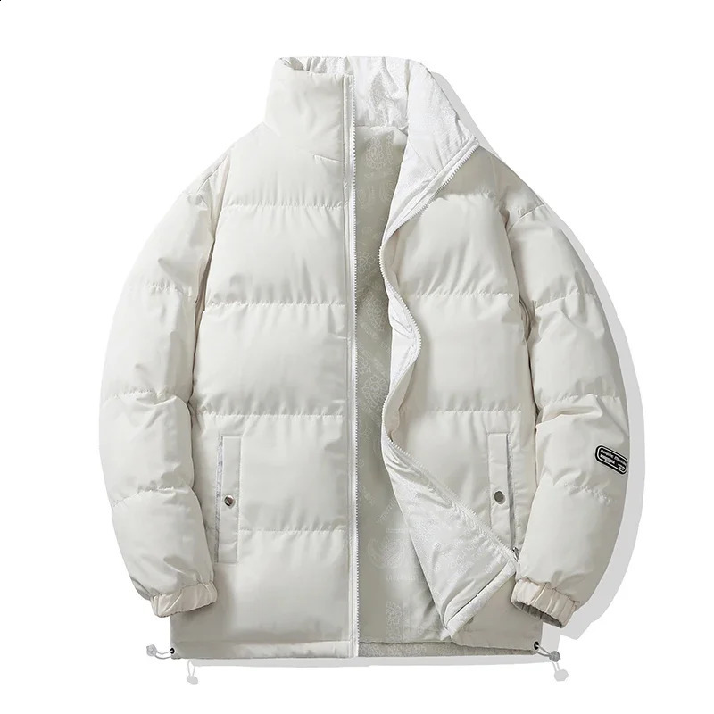 Loose Thickened Men Streetwear Winter Jacket for Men Fashion Casual Parkas Man Warm Windproof Male Cotton Clothing 251020