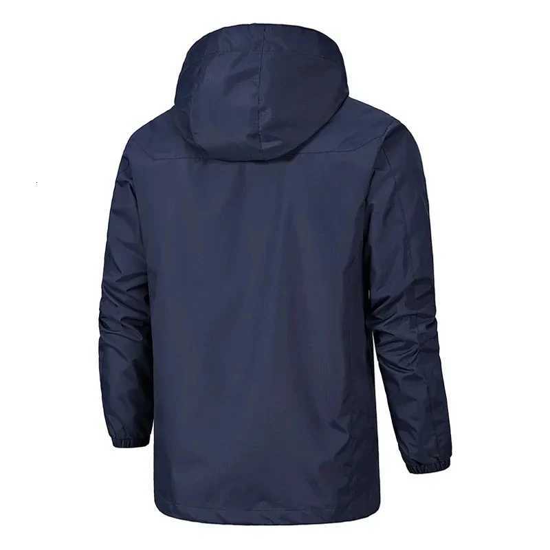 Mens Waterproof Windproof Jacket Hooded Lightweight Outdoor Raincoat Hiking Camping Windbreaker Sportswear S5XL Z251024