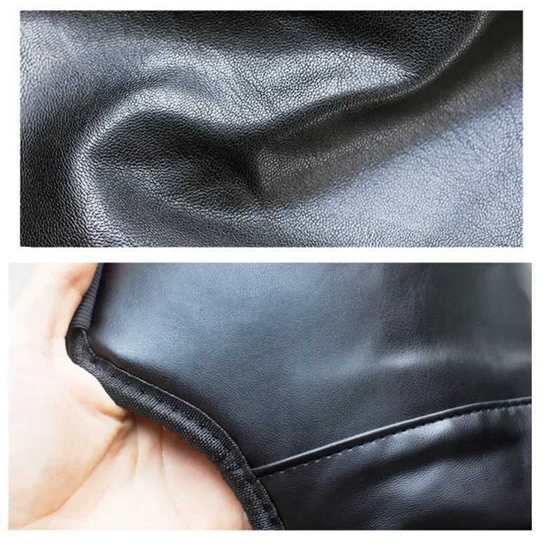 Motorcycle Warm Kneepad Legs Motorbike Riding Windproof Winter PU Leather Waterproof Scooter Protective Knee PadsW251024