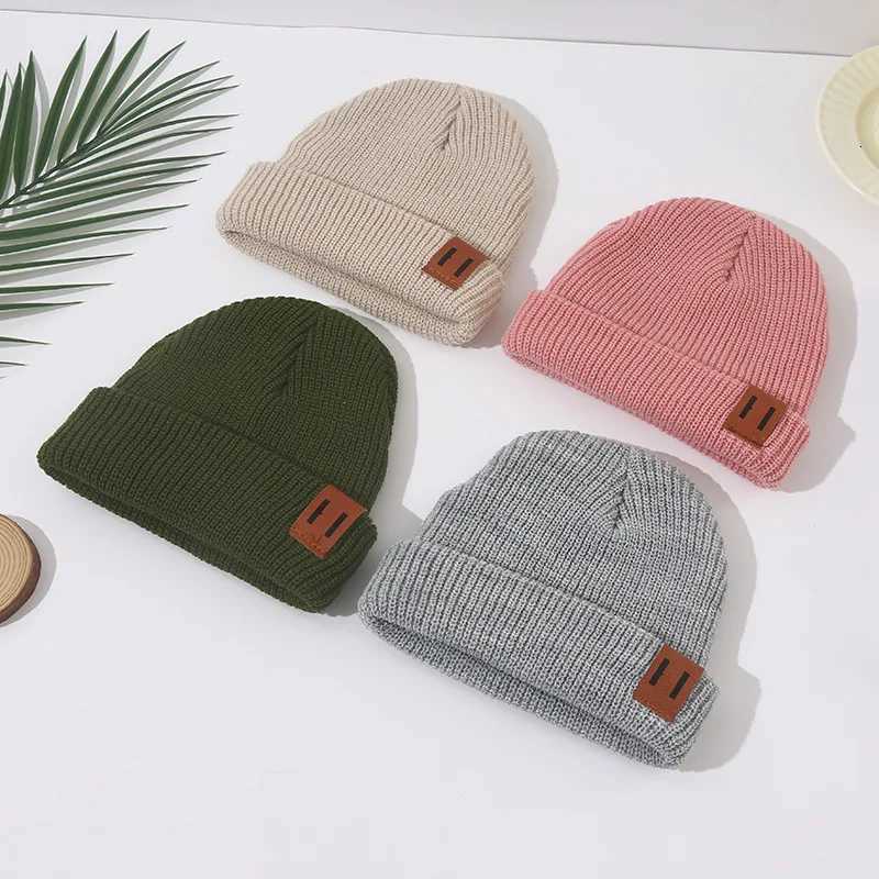 Winter Baby Knitted Hat Autumn Kids Beanie Children Cap for Girls Boys Infant Bonnet Hats Elastic Fashion Toddler Cap 14YL251024