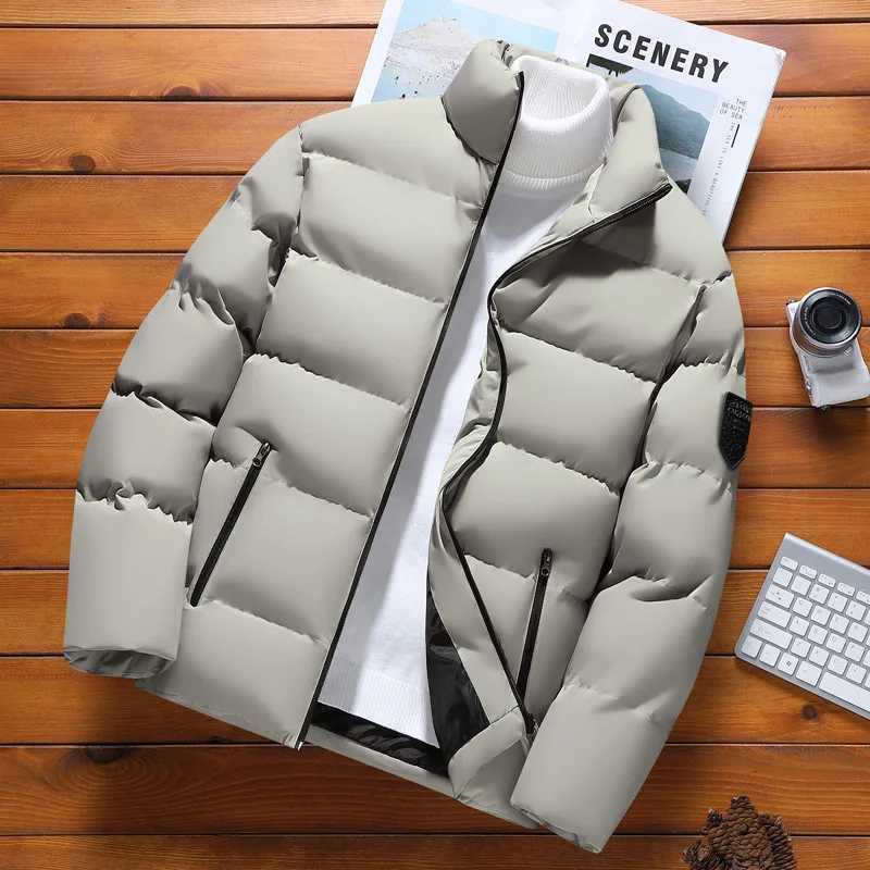 Winter Mens Warm Down Jackets Fashion Men Thermal Parkas Coats Classic Men Stand Collar Windbreaker Warm Padded Jacket Clothing Z251024