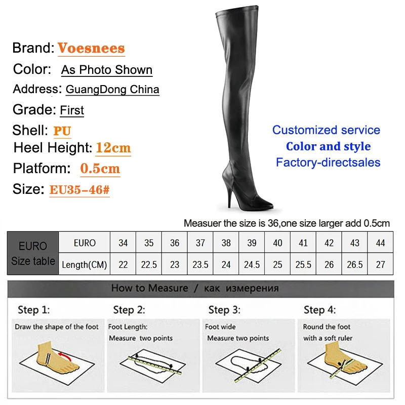 OvertheKnee Womens Leather Long Shoes Side Zipper Pointed Toe Black Stiletto Cross Thigh High Boots Plus Size 251023