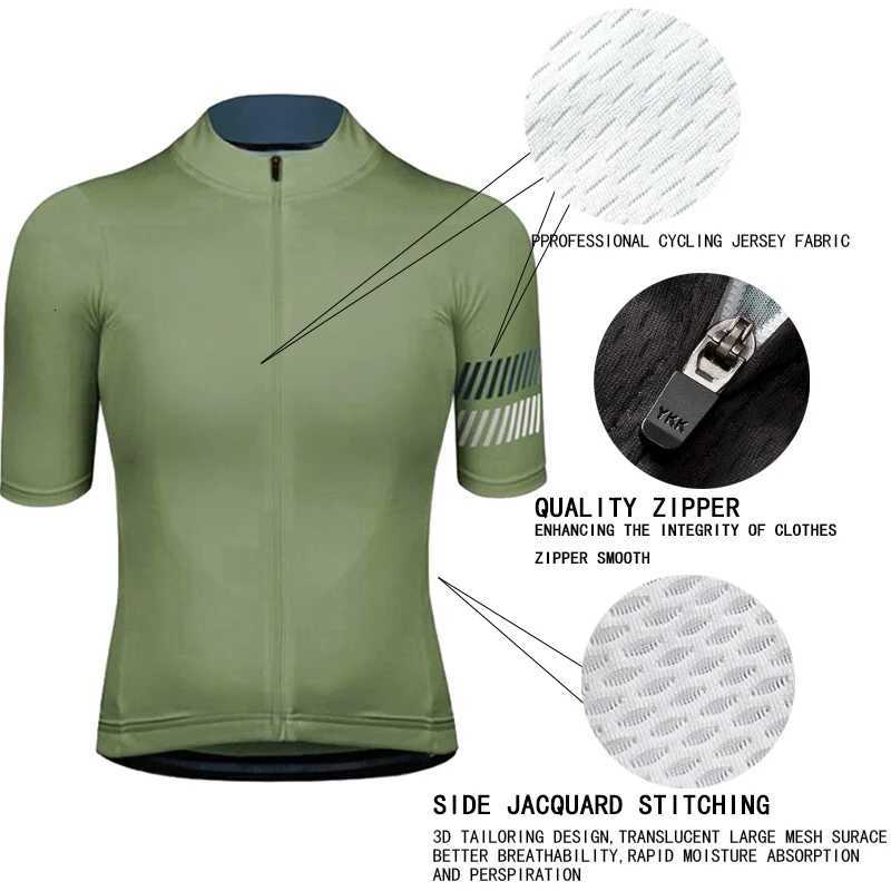 Phtxolue Cycling Jersey Set Men AntiLoss Zipper Women Cycling Set Clothing Pro Bike Clothes AntiUV MTB Bicycle Wear Suit KitT251024