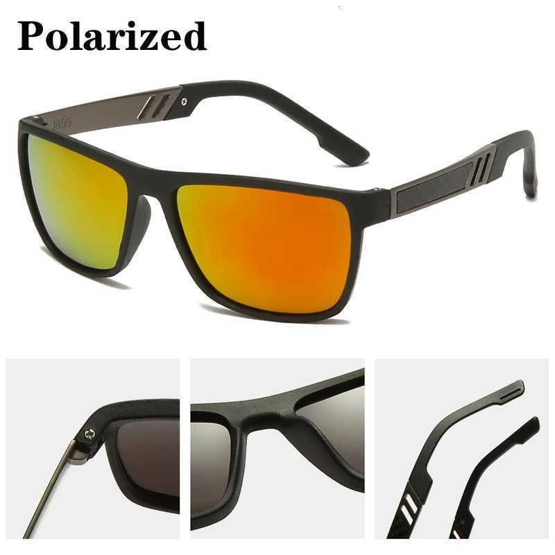 2025 New Men Polarized Sunglasses Fashion Women Square Yellow Lens Sun Glasses Retro Men Outdoor Fishing Eyewear Uv400 GlassT251024