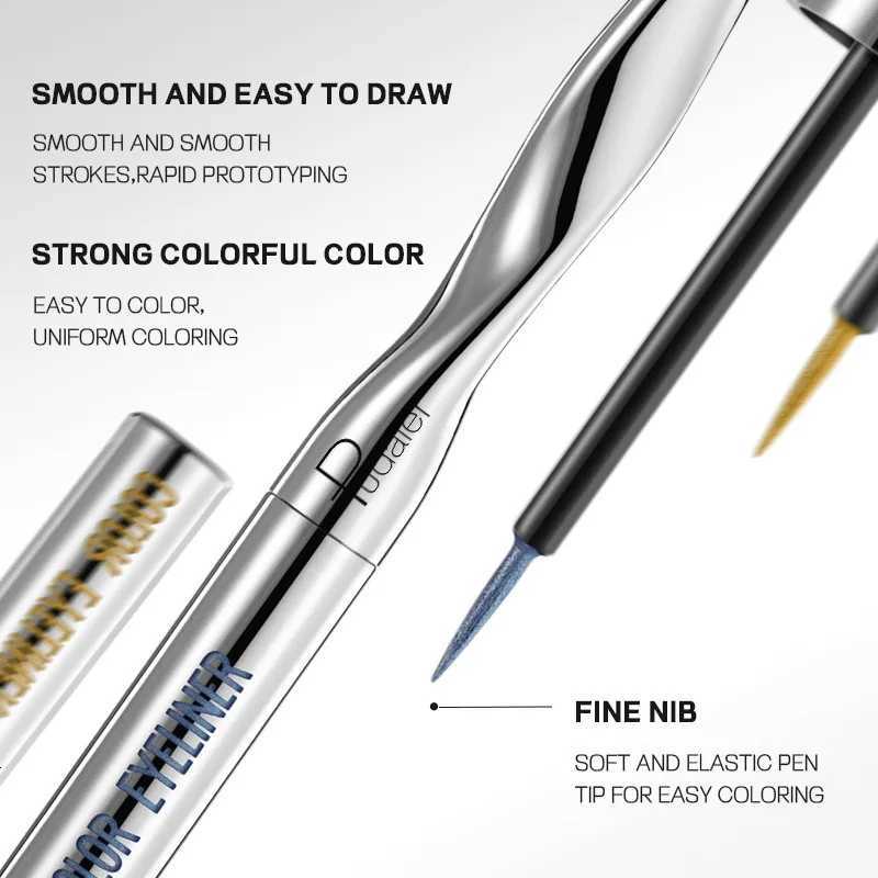 24 Colors Eyeliner Longlasting waterproof sweatproof colored liquid eyeliner nonblooming eyeliner quickdrying eyelinerL251024