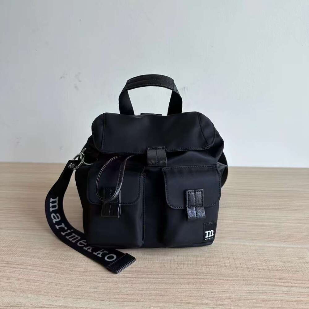 Nordic Niche Marie Magne Women S Black Commuter Casual Backpack Laptop Bag High Quality