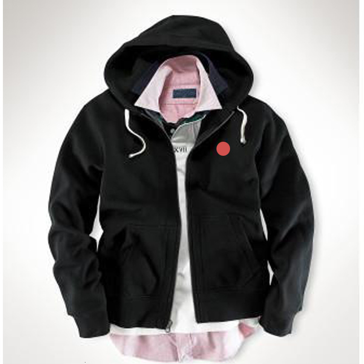 Foreign Trade Cross-border Pony Men's New Fleece-lined Sweatshirt Casual Cardigan Designer Hoodie Jacket Tracksuit Men Polo Veste Coat Jacket Loo