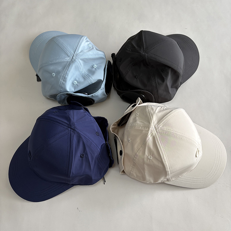 Unisex Men Beanie high quality Caps knitting Beanie two Lens Glasses Goggles Designer Knitted Caps Outdoor Winter Beanie gift 4 color