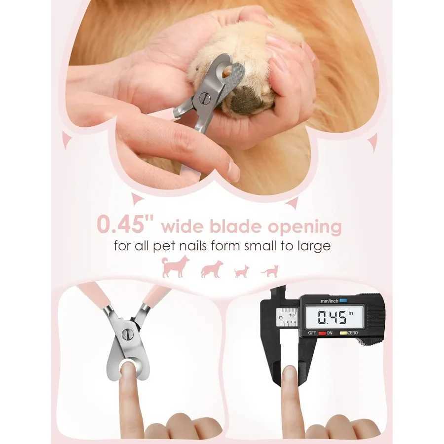 Heavy Duty Dog Nail Clippers with Upgraded Large Opening and Razor Sharp Blade for Medium to Giant Breeds Designed for Professi Z20251024