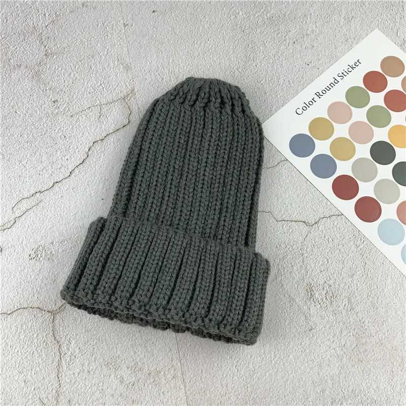 Knitted Kids Beanie Cap Infant Newborn Baby Boy Girl Hat Warm Children Baby Autumn Winter Girls Hat For Kids Toddler Bonnet CapL251024