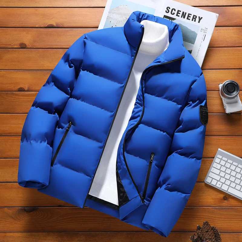 Winter Mens Warm Down Jackets Fashion Men Thermal Parkas Coats Classic Men Stand Collar Windbreaker Warm Padded Jacket Clothing Z251024